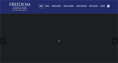 Desktop Screenshot of freedomcafeandpub.com